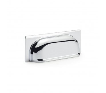 A&W AW905 Quantock Drawer Cup Pulls - Polished Chrome