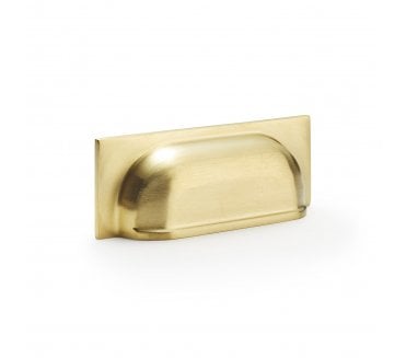 A&W AW905 Quantock Drawer Cup Pulls - Satin Brass