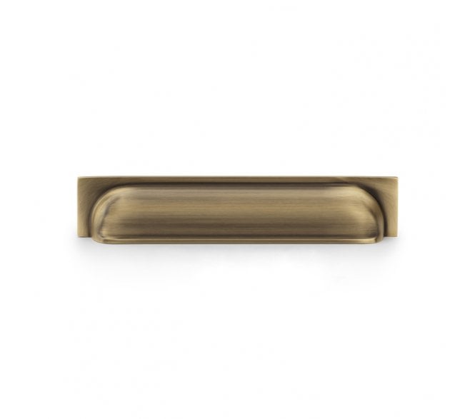 A&W AW906 Quantock Drawer Cup Pulls - Antique Brass