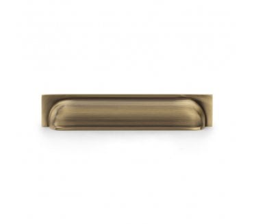 A&W AW906 Quantock Drawer Cup Pulls - Antique Brass