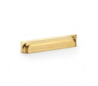A&W AW906 Quantock Drawer Cup Pulls - Satin Brass