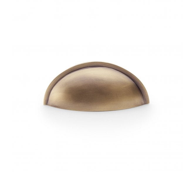 A&W AW909 Quieslade Drawer Cup Pulls - Antique Brass