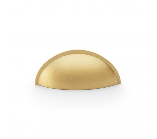 A&W AW909 Quieslade Drawer Cup Pulls - Satin Brass