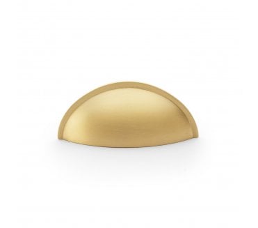 A&W AW909 Quieslade Drawer Cup Pulls - Satin Brass