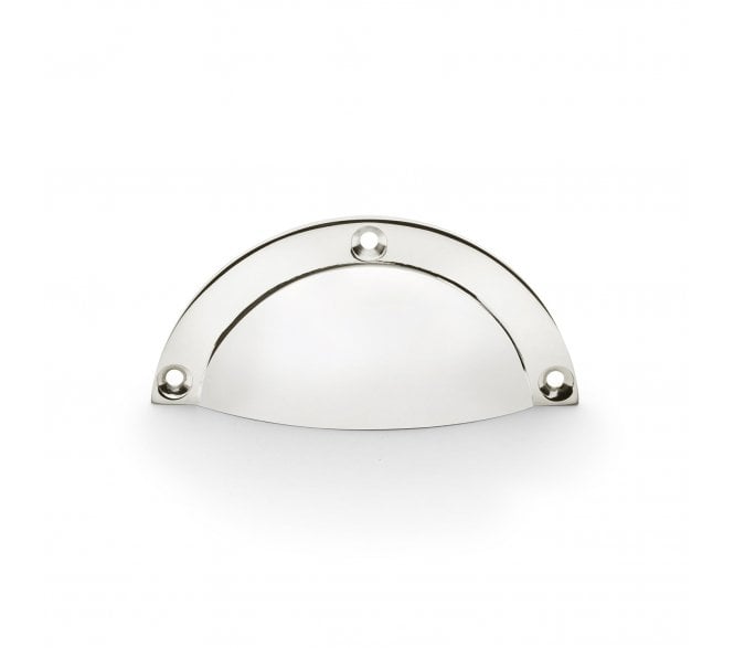 A&W AW910 Raoul Drawer Cup Pulls - Polished Nickel