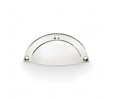 A&W AW910 Raoul Drawer Cup Pulls - Polished Nickel