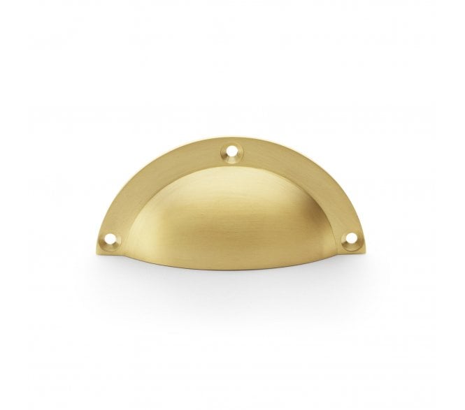 A&W AW910 Raoul Drawer Cup Pulls - Satin Brass