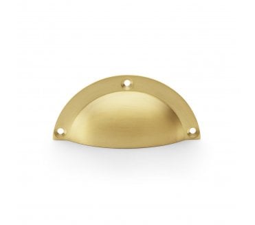 A&W AW910 Raoul Drawer Cup Pulls - Satin Brass