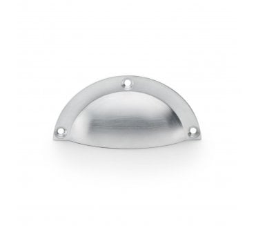 A&W AW910 Raoul Drawer Cup Pulls - Satin Chrome
