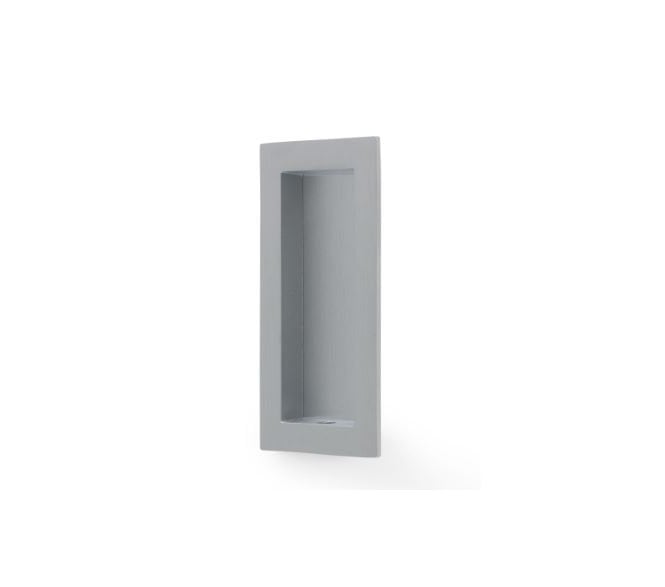 A&W AW911 Rectangular Flush Pull - Satin Chrome