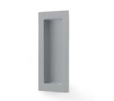 A&W AW911 Rectangular Flush Pull - Satin Chrome