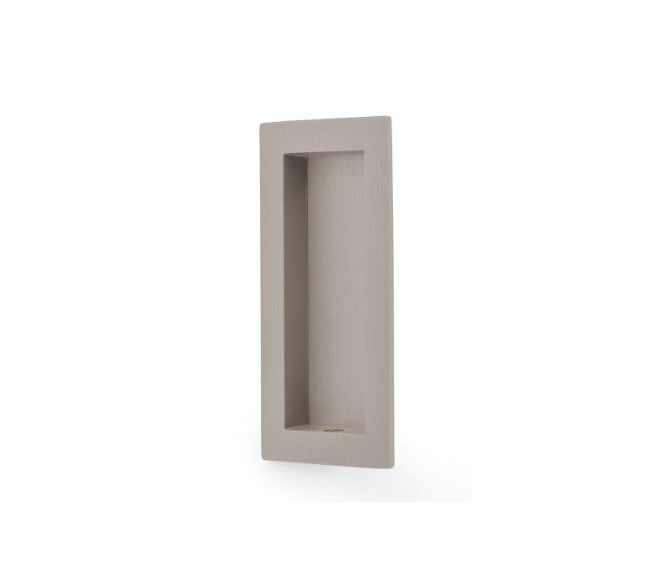 A&W AW911 Rectangular Flush Pull - Satin Nickel