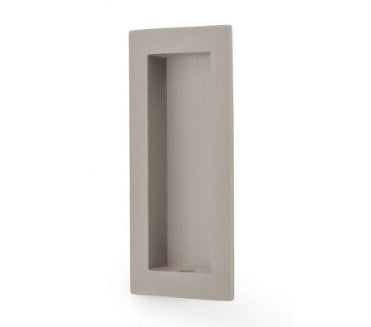 A&W AW911 Rectangular Flush Pull - Satin Nickel