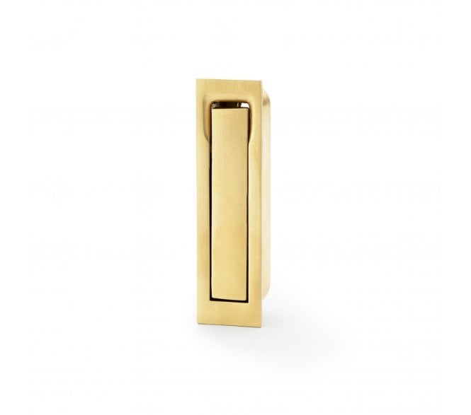 A&W AW990 Pocket Sliding Door Edge Pull - Satin Brass
