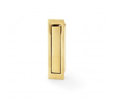 A&W AW990 Pocket Sliding Door Edge Pull - Satin Brass