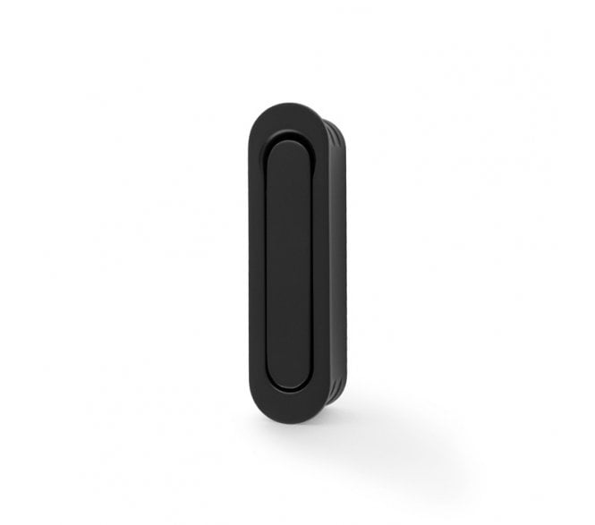 A&W AW991 Pocket Sliding Door Edge Pull (Radius) - Black