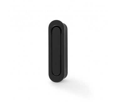 A&W AW991 Pocket Sliding Door Edge Pull (Radius) - Black