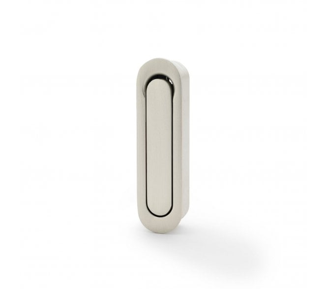 A&W AW991 Pocket Sliding Door Edge Pull (Radius) - Satin Nickel