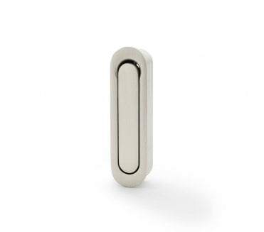A&W AW991 Pocket Sliding Door Edge Pull (Radius) - Satin Nickel