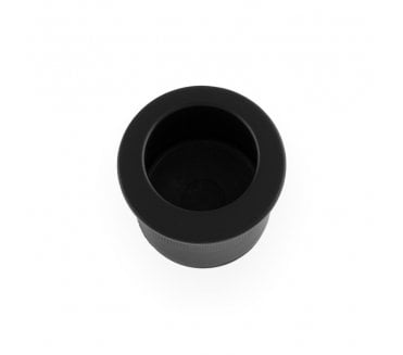 A&W AW992 Pocket Sliding Door Edge Pull (Round) - Black
