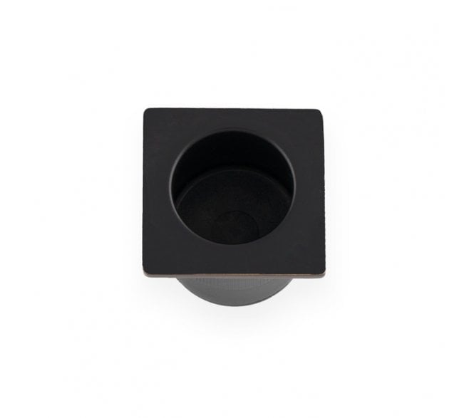 A&W AW993 Pocket Sliding Door Edge Pull (Square) - Black
