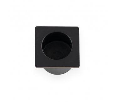 A&W AW993 Pocket Sliding Door Edge Pull (Square) - Black