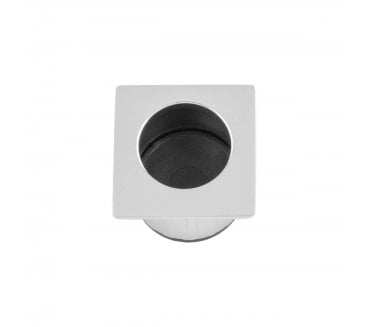 A&W AW993 Pocket Sliding Door Edge Pull (Square) - Polished Chrome