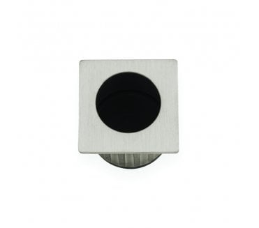 A&W AW993 Pocket Sliding Door Edge Pull (Square) - Satin Nickel
