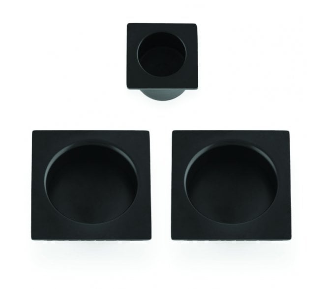 A&W AW995 Square Flush Pull Kit - Black