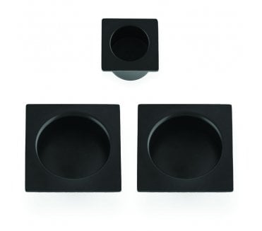 A&W AW995 Square Flush Pull Kit - Black