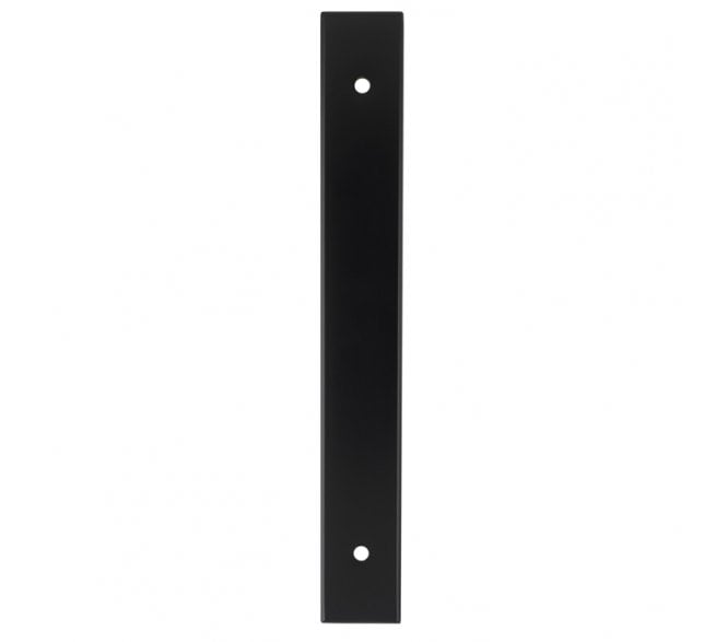 A&W AWBP Rectangular Backplate To Suit A&W Cabinet Pull Handles - Matt Black