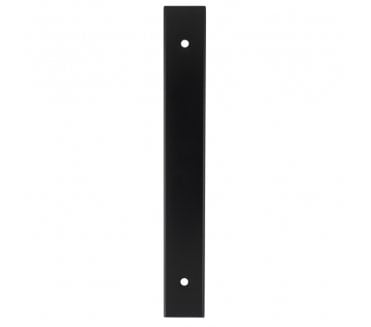 A&W AWBP Rectangular Backplate To Suit A&W Cabinet Pull Handles - Matt Black
