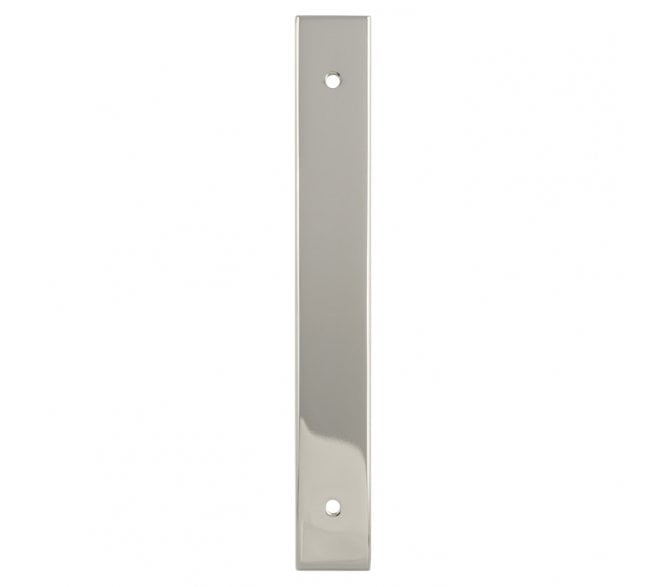 A&W AWBP Rectangular Backplate To Suit A&W Cabinet Pull Handles - Polished Nickel