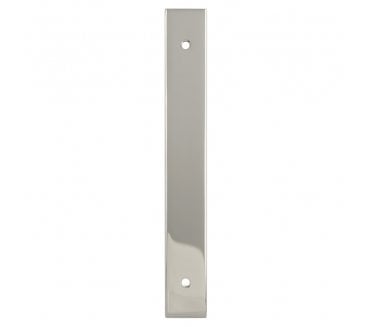 A&W AWBP Rectangular Backplate To Suit A&W Cabinet Pull Handles - Polished Nickel