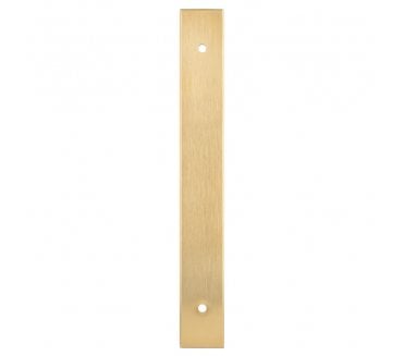 A&W AWBP Rectangular Backplate To Suit A&W Cabinet Pull Handles - Satin Brass PVD