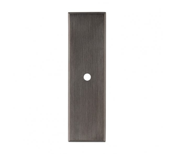 A&W AWBP76 Rectangular Backplate To Suit A&W Cabinet Knobs - Dark Bronze PVD