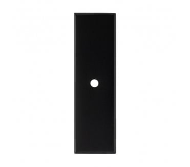 A&W AWBP76 Rectangular Backplate To Suit A&W Cabinet Knobs - Matt Black