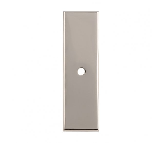 A&W AWBP76 Rectangular Backplate To Suit A&W Cabinet Knobs - Polished Nickel