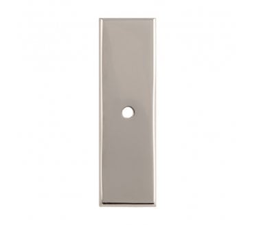 A&W AWBP76 Rectangular Backplate To Suit A&W Cabinet Knobs - Polished Nickel