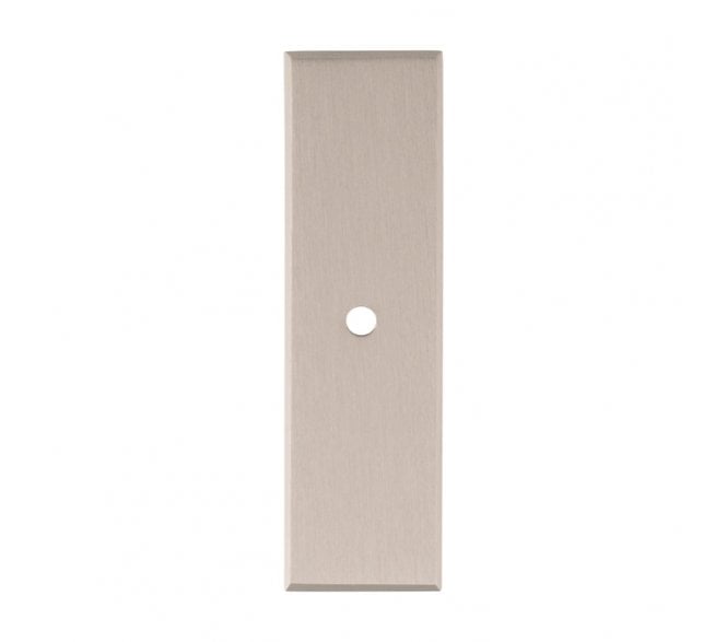 A&W AWBP76 Rectangular Backplate To Suit A&W Cabinet Knobs - Satin Nickel