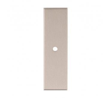 A&W AWBP76 Rectangular Backplate To Suit A&W Cabinet Knobs - Satin Nickel