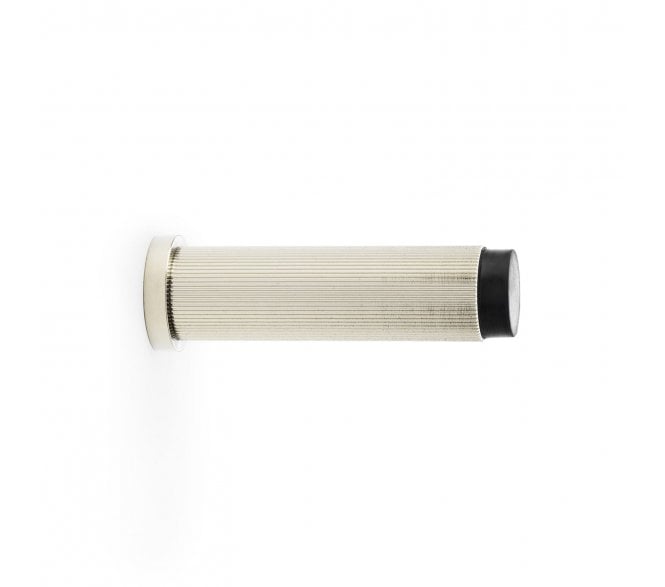 A&W Brunel Reeded Skirting Doorstop 76mm - Polished Nickel PVD