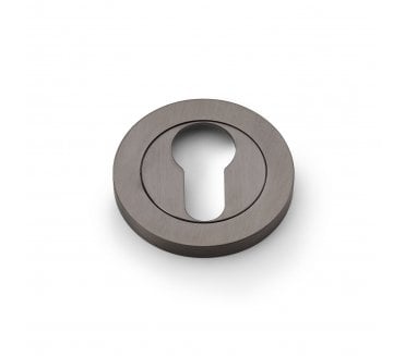 A&W Euro Profile Designer Escutcheon - Dark Bronze PVD