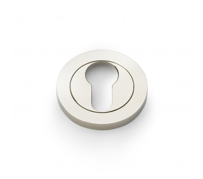 A&W Euro Profile Designer Escutcheon - Polished Nickel PVD