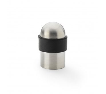 A&W Floor Mounted Domed Doorstop 35mm - Satin Stainless Steel