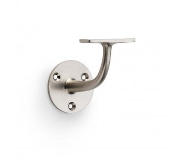 A&W AW750 Architectural Handrail Bracket - Satin Nickel