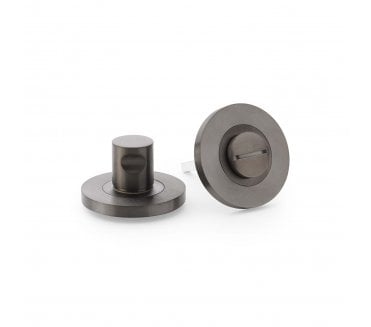 A&W Plain Bathroom Turn & Release - Dark Bronze