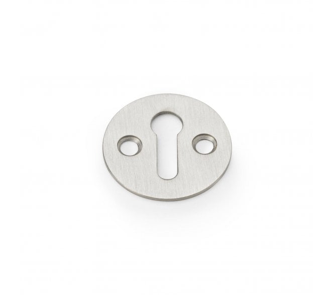 A&W Plain Keyhole Escutcheon - Satin Nickel