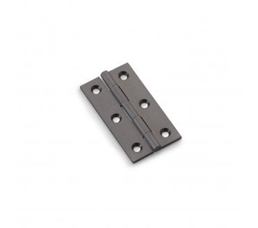 A&W Solid Brass Cabinet Hinges (Pair) - Dark Bronze
