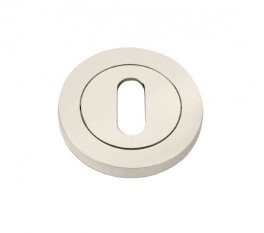 A&W Standard Keyhole Designer Escutcheon - Satin Nickel